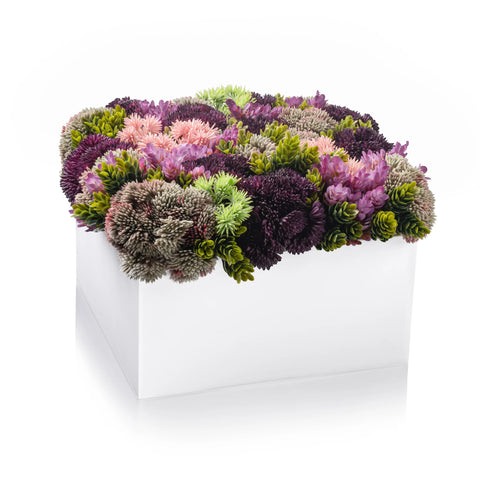 Purple Floral Vase