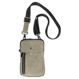 Leatherette crossbody bag