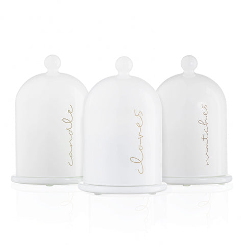 GLASS CLOCHE HAVDALAH SET