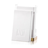 Painted Hardcover Leather & Lucite Haggadah Set