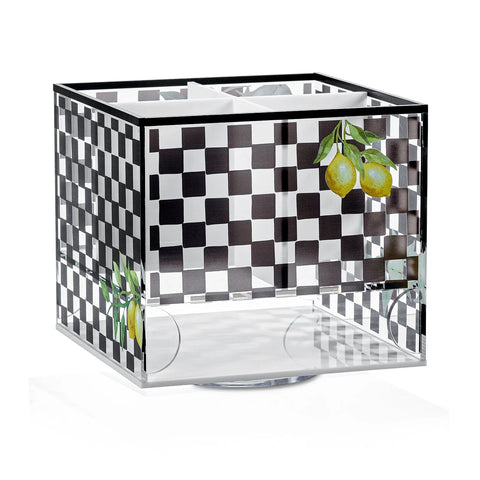 ONYX SWIVEL SILVERWARE CADDY