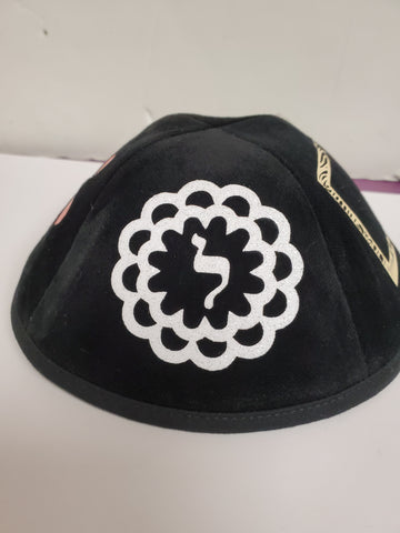Double floral Yarmulke