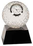 Clear Crystal Golf Ball Clock