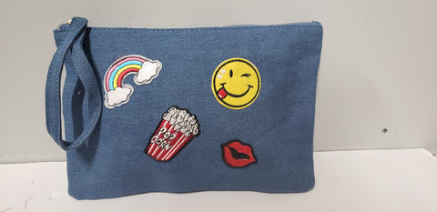 Denim Wristlet