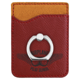 Phone Wallet with Silver Ring