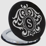 Leatherette Compact Mirror