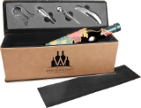 Leatherette Single Wine Box with Tools