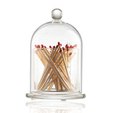 Glass Cloche Match Holder