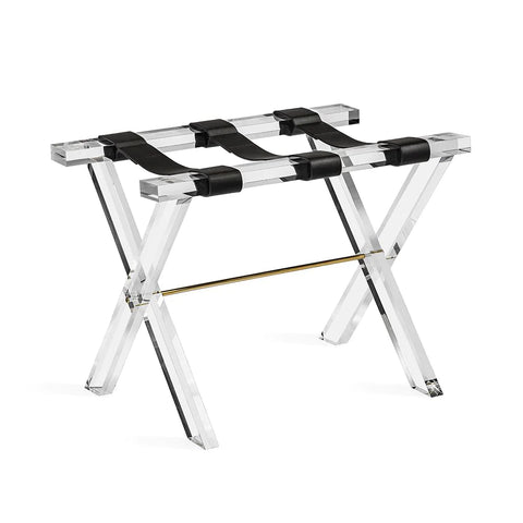 Lucite Luggage Rack