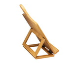 Bamboo Standing Chef's Easel  / Utensil Holder