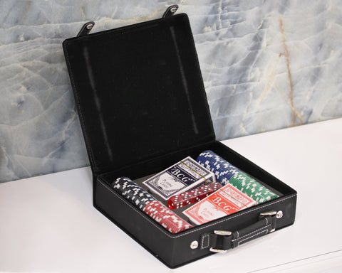 Leatherette 100 Piece Poker Set